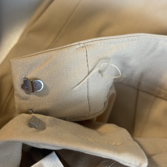 Talbots Petites Stretch Dress Pants Khaki Tan Career w/Elastic Waist Size16W - Picture 7 of 7